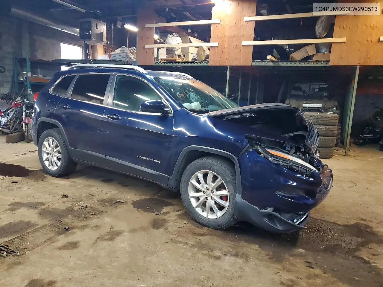 2014 JEEP CHEROKEE VIN 1C4PJMDS3EW290513 — фото 4