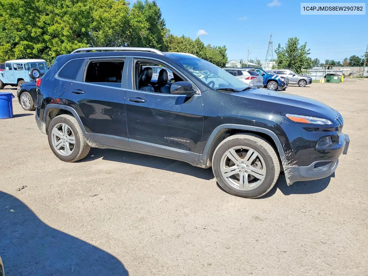 2014 JEEP CHEROKEE VIN 1C4PJMDS8EW290782 — фото 4