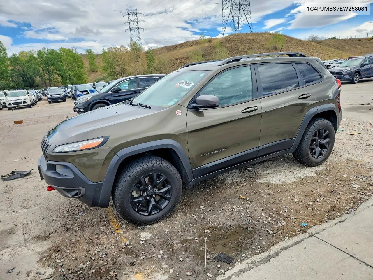 JEEP CHEROKEE 2014, VIN 1C4PJMBS7EW268081