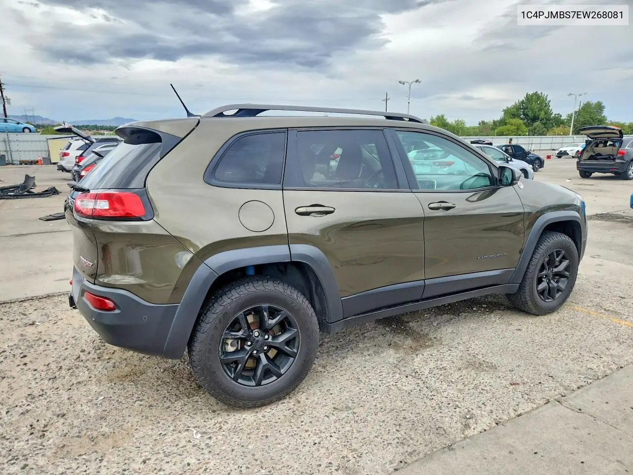 2014 JEEP CHEROKEE VIN 1C4PJMBS7EW268081 — фото 3