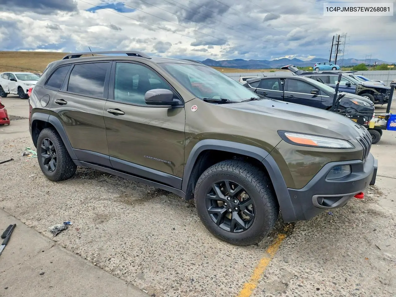 2014 JEEP CHEROKEE VIN 1C4PJMBS7EW268081 — фото 4