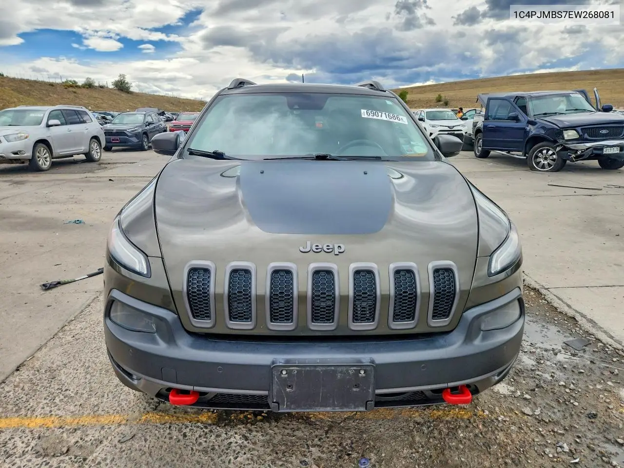 2014 JEEP CHEROKEE VIN 1C4PJMBS7EW268081 — фото 5