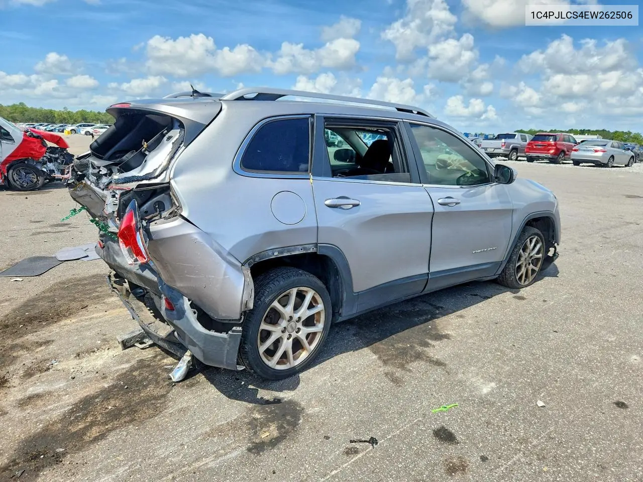 2014 JEEP CHEROKEE VIN 1C4PJLCS4EW262506 — фото 3