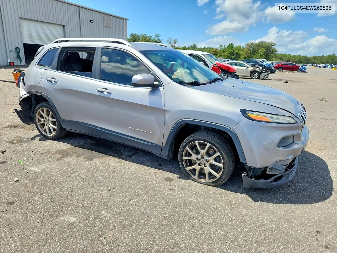 2014 JEEP CHEROKEE VIN 1C4PJLCS4EW262506 — фото 4