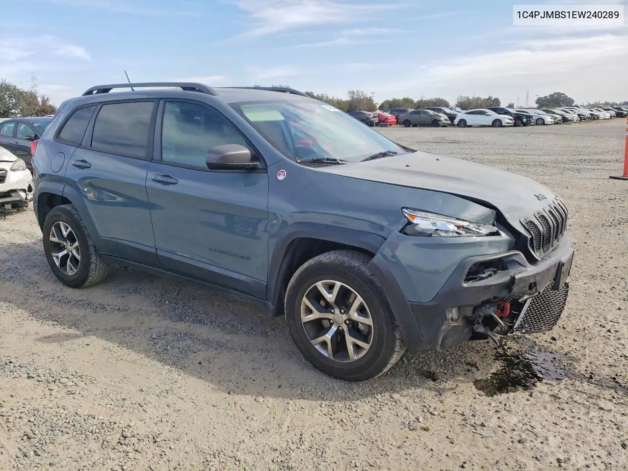 2014 JEEP CHEROKEE VIN 1C4PJMBS1EW240289 — фото 4