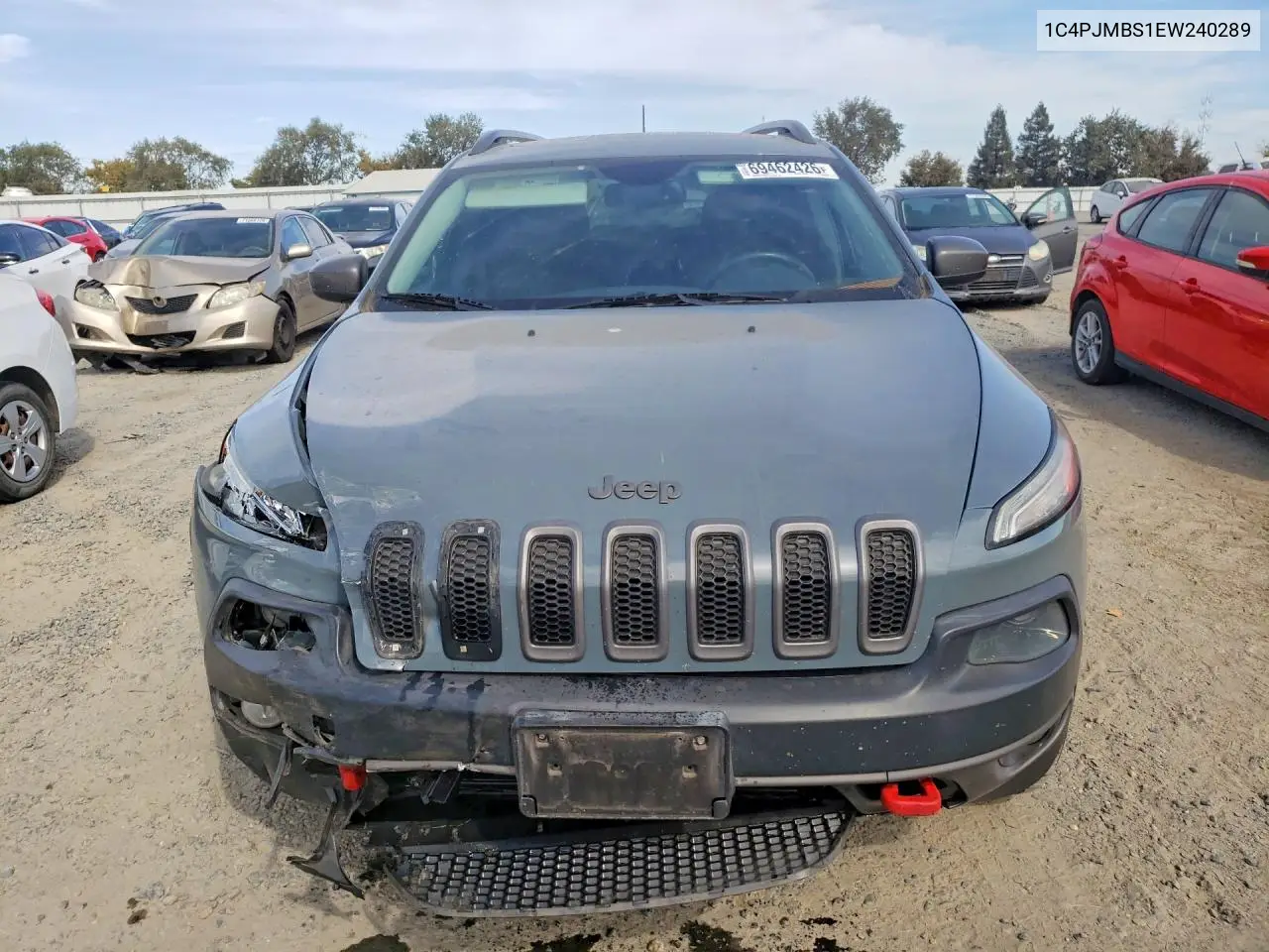 2014 JEEP CHEROKEE VIN 1C4PJMBS1EW240289 — фото 5