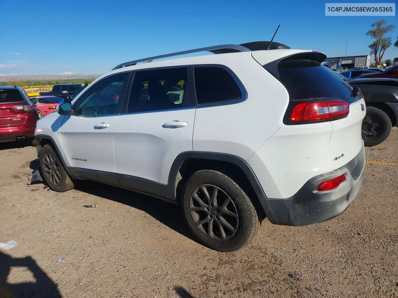 2014 JEEP CHEROKEE VIN 1C4PJMCS8EW265365 — фото 2