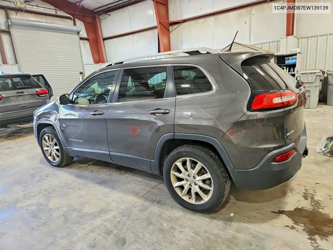 2014 JEEP CHEROKEE VIN 1C4PJMDB7EW139139 — фото 2