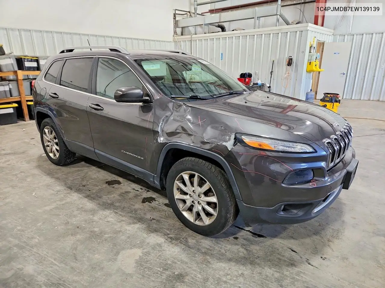 2014 JEEP CHEROKEE VIN 1C4PJMDB7EW139139 — фото 4