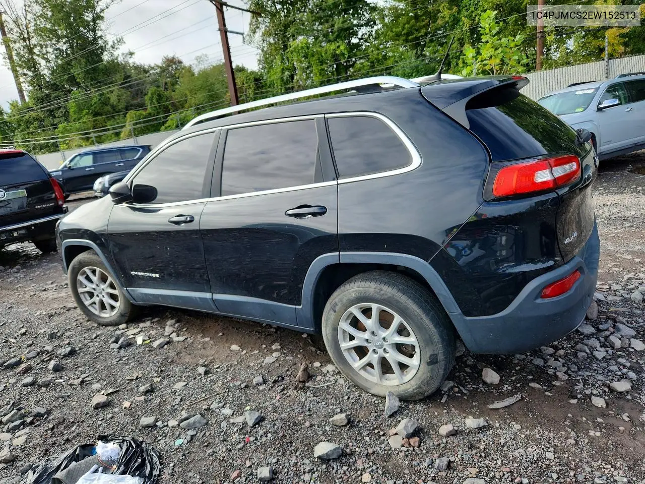 2014 JEEP CHEROKEE VIN 1C4PJMCS2EW152513 — фото 2