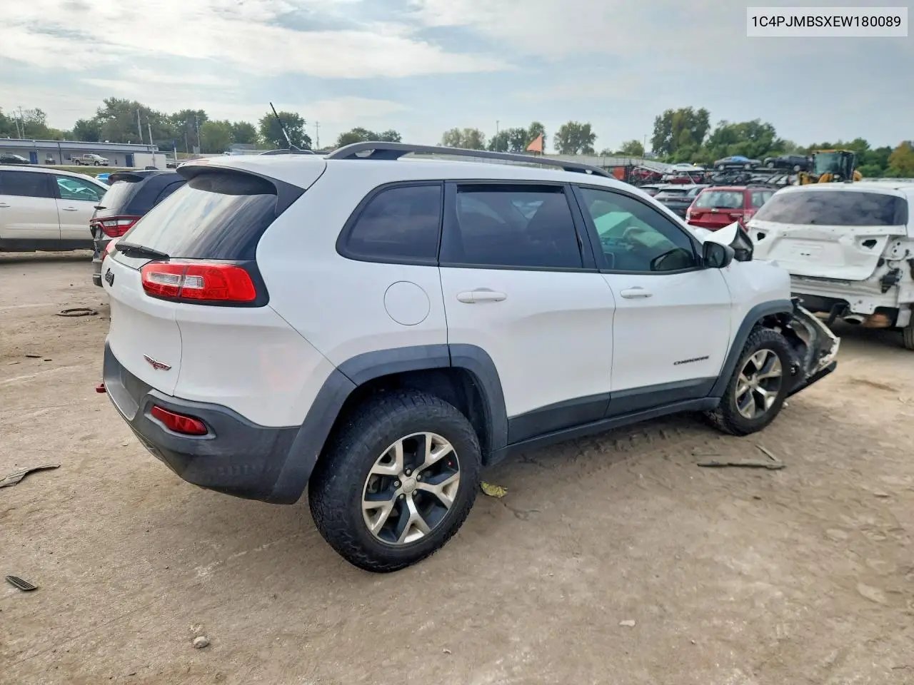 2014 JEEP CHEROKEE VIN 1C4PJMBSXEW180089 — фото 3