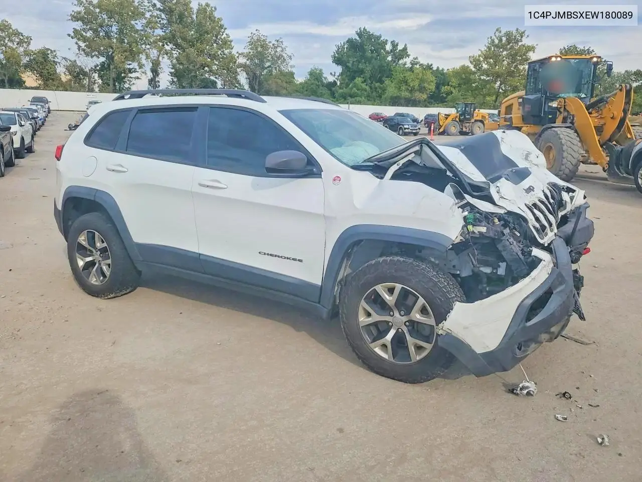2014 JEEP CHEROKEE VIN 1C4PJMBSXEW180089 — фото 4