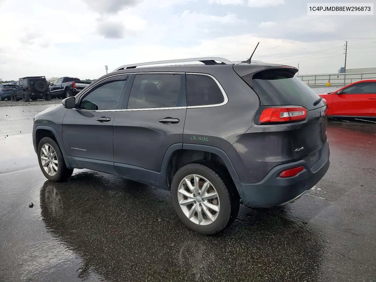 2014 JEEP CHEROKEE VIN 1C4PJMDB8EW296873 — фото 2