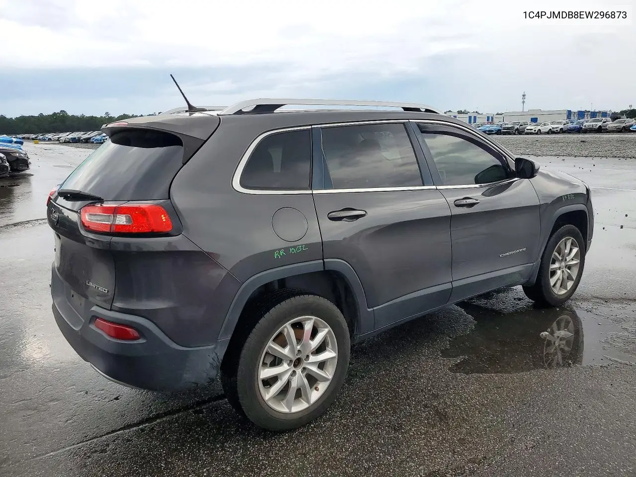 2014 JEEP CHEROKEE VIN 1C4PJMDB8EW296873 — фото 3