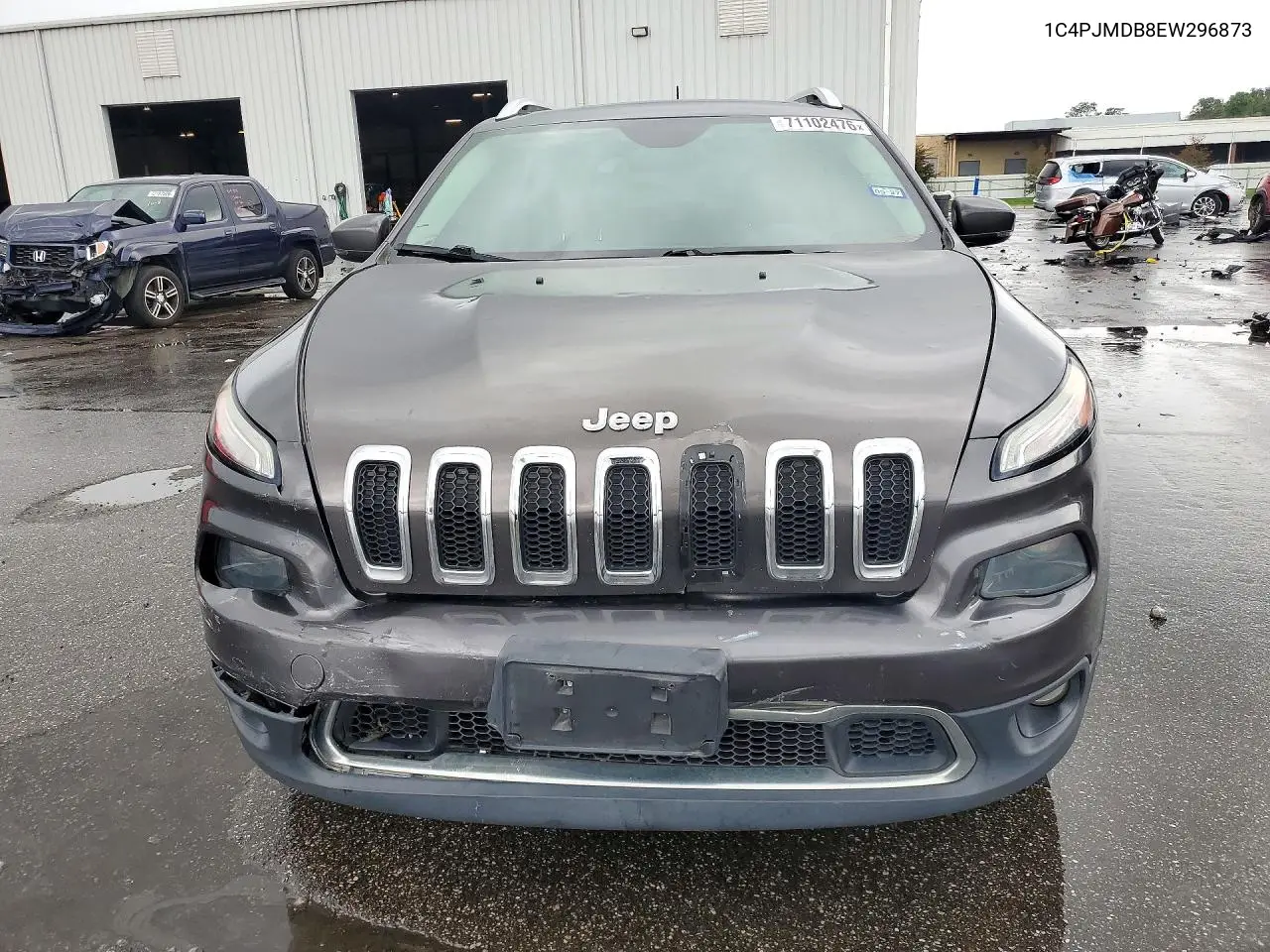 2014 JEEP CHEROKEE VIN 1C4PJMDB8EW296873 — фото 5
