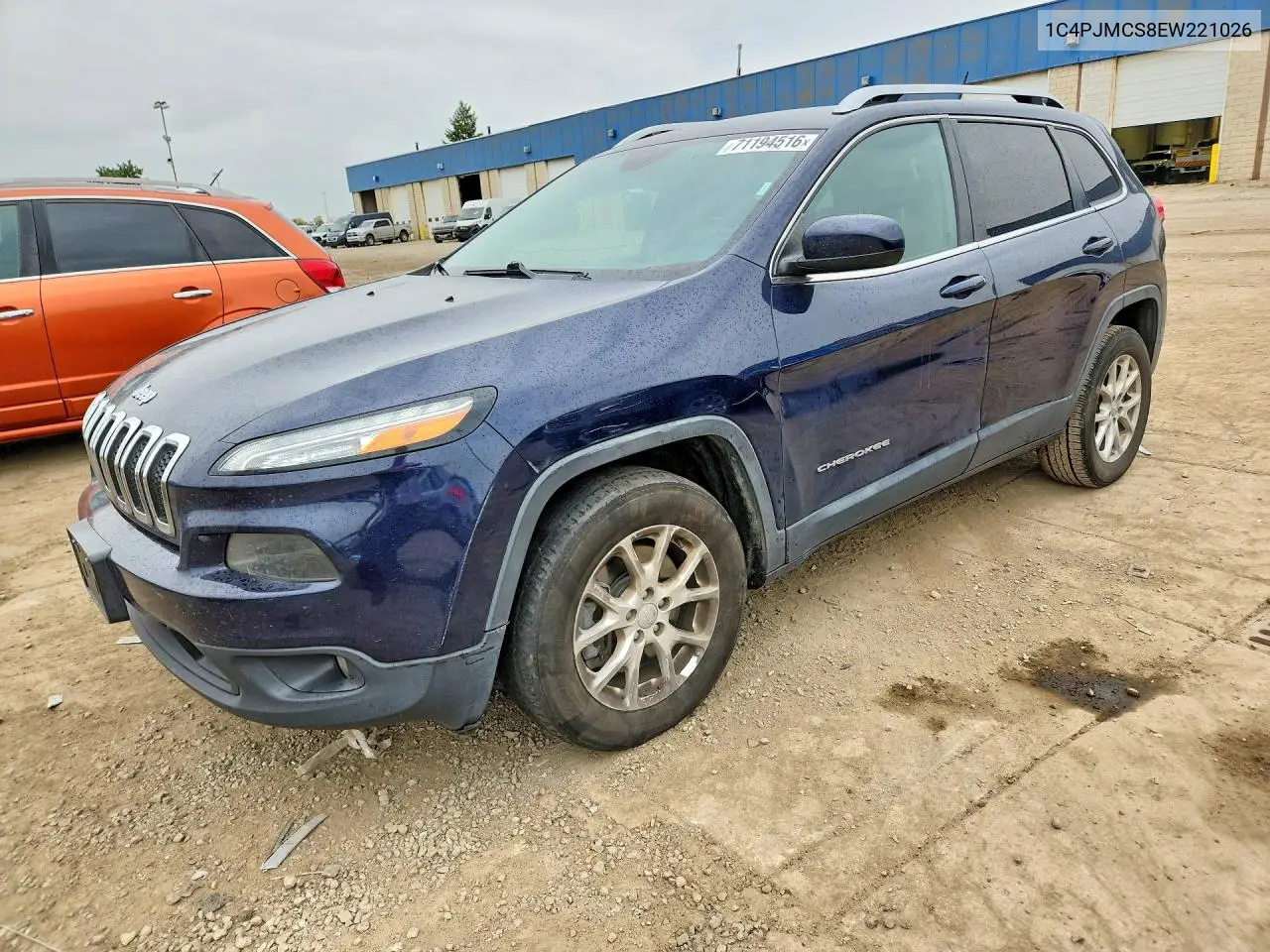 JEEP CHEROKEE 2014, VIN 1C4PJMCS8EW221026