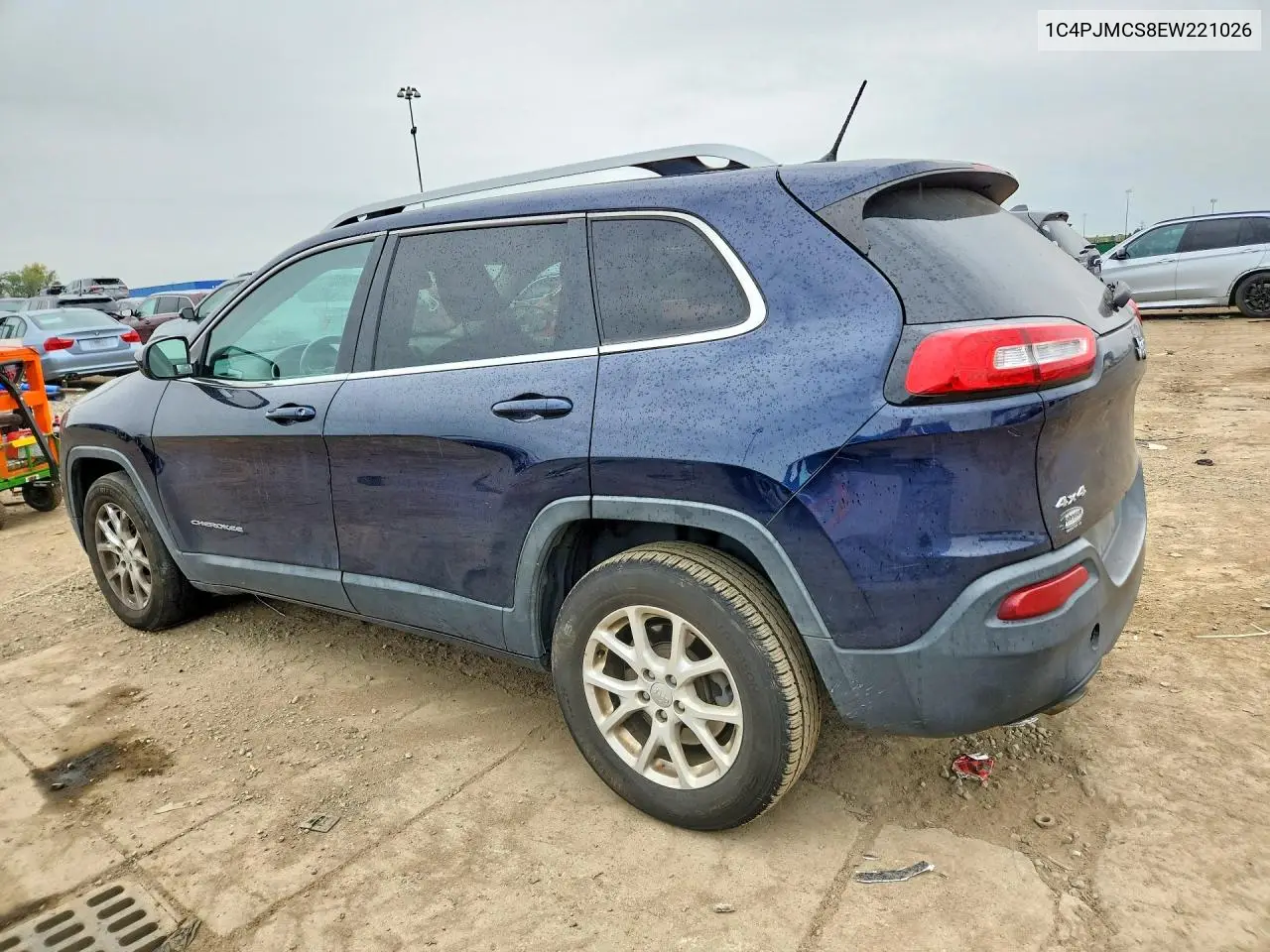 2014 JEEP CHEROKEE VIN 1C4PJMCS8EW221026 — фото 2