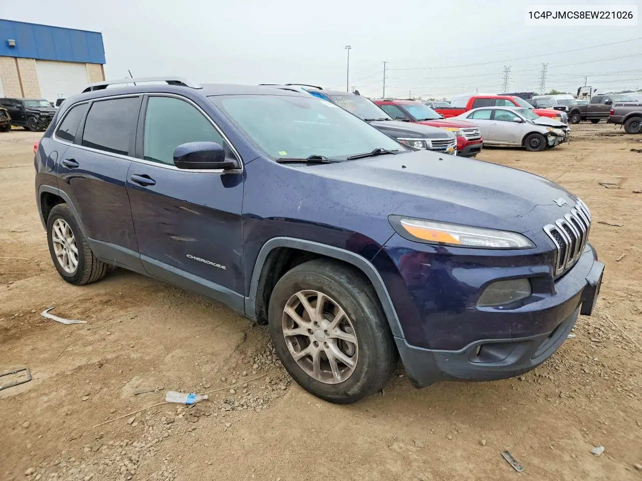 2014 JEEP CHEROKEE VIN 1C4PJMCS8EW221026 — фото 4