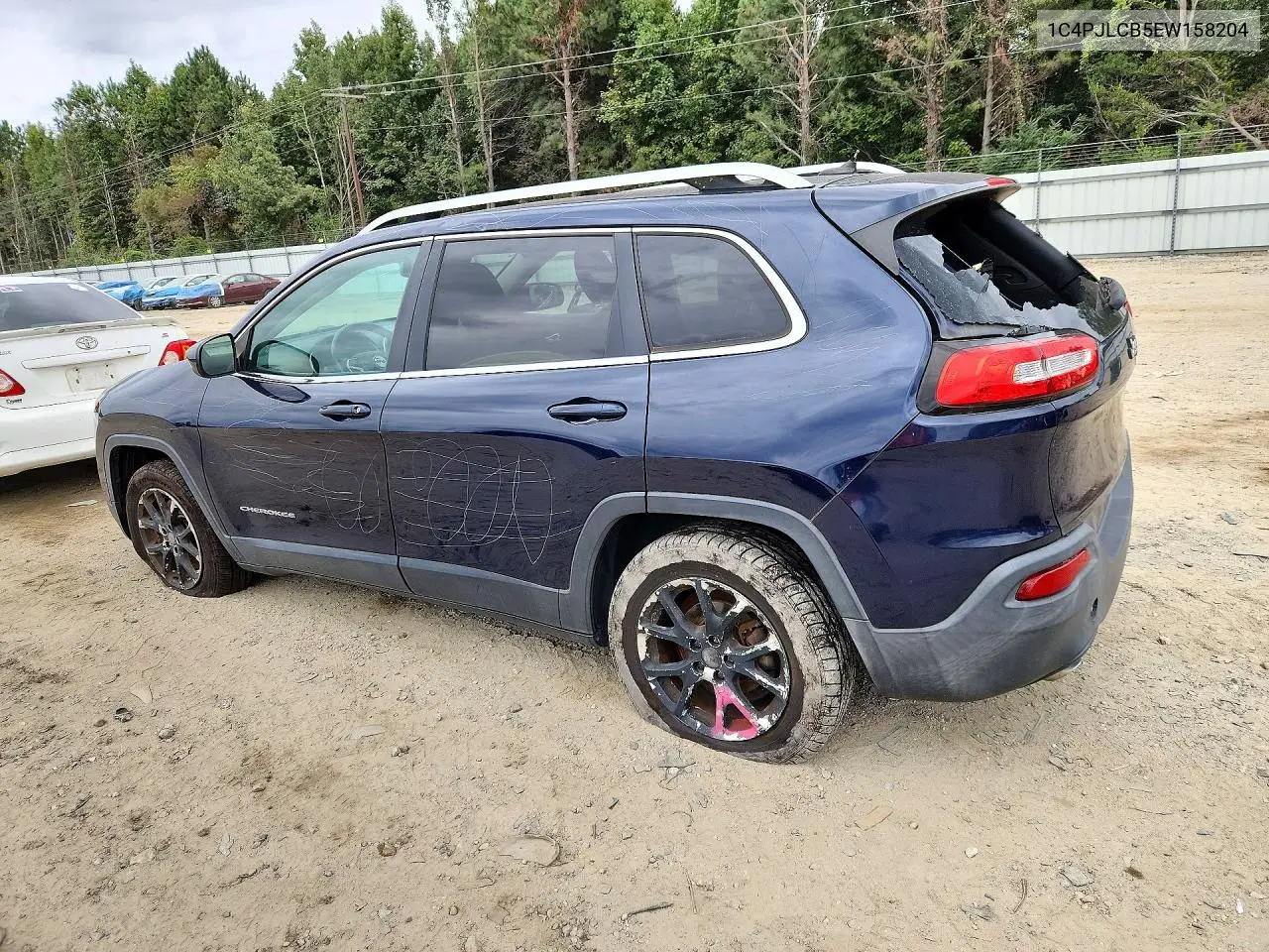 2014 JEEP CHEROKEE VIN 1C4PJLCB5EW158204 — фото 2