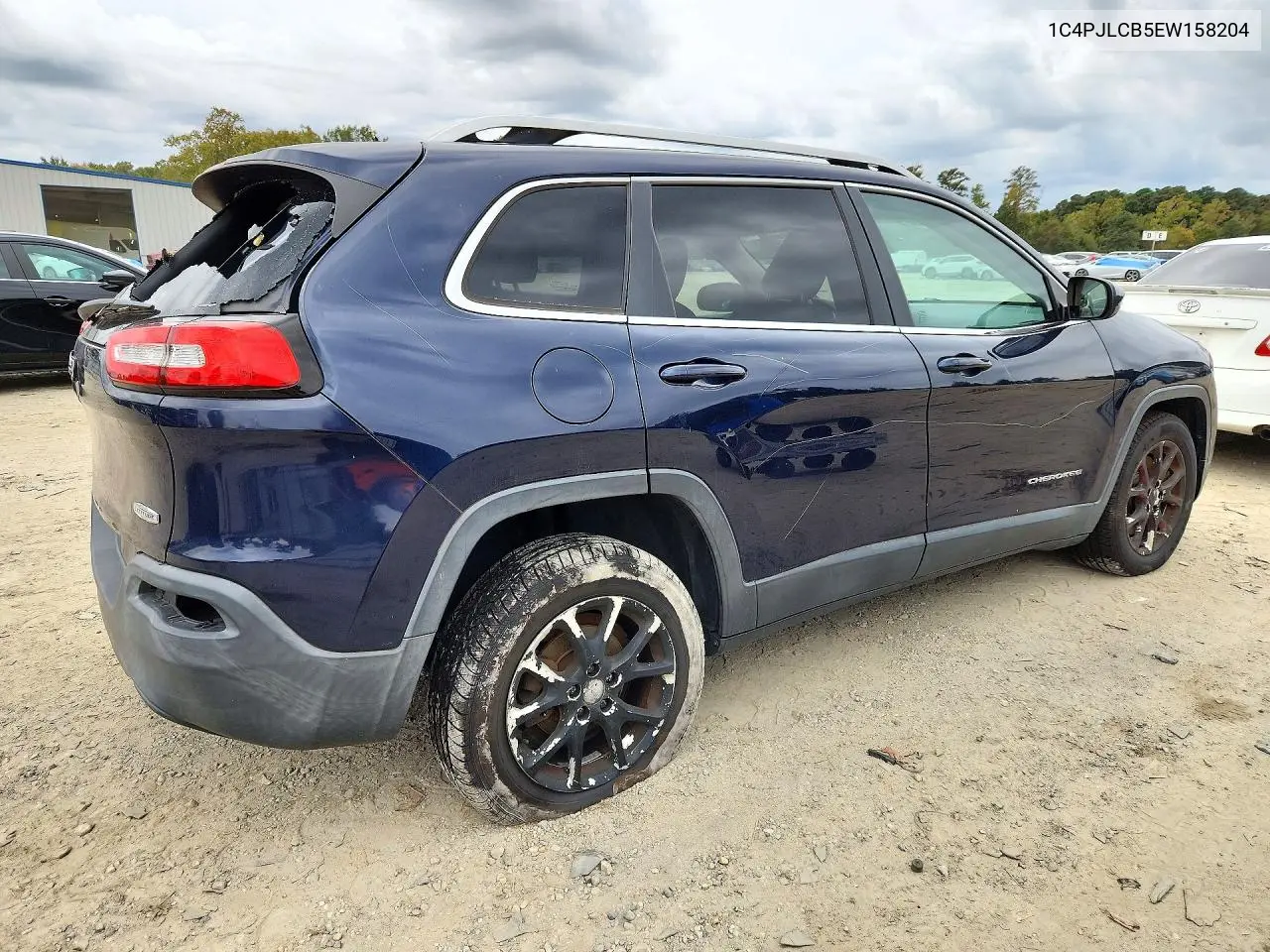 2014 JEEP CHEROKEE VIN 1C4PJLCB5EW158204 — фото 3