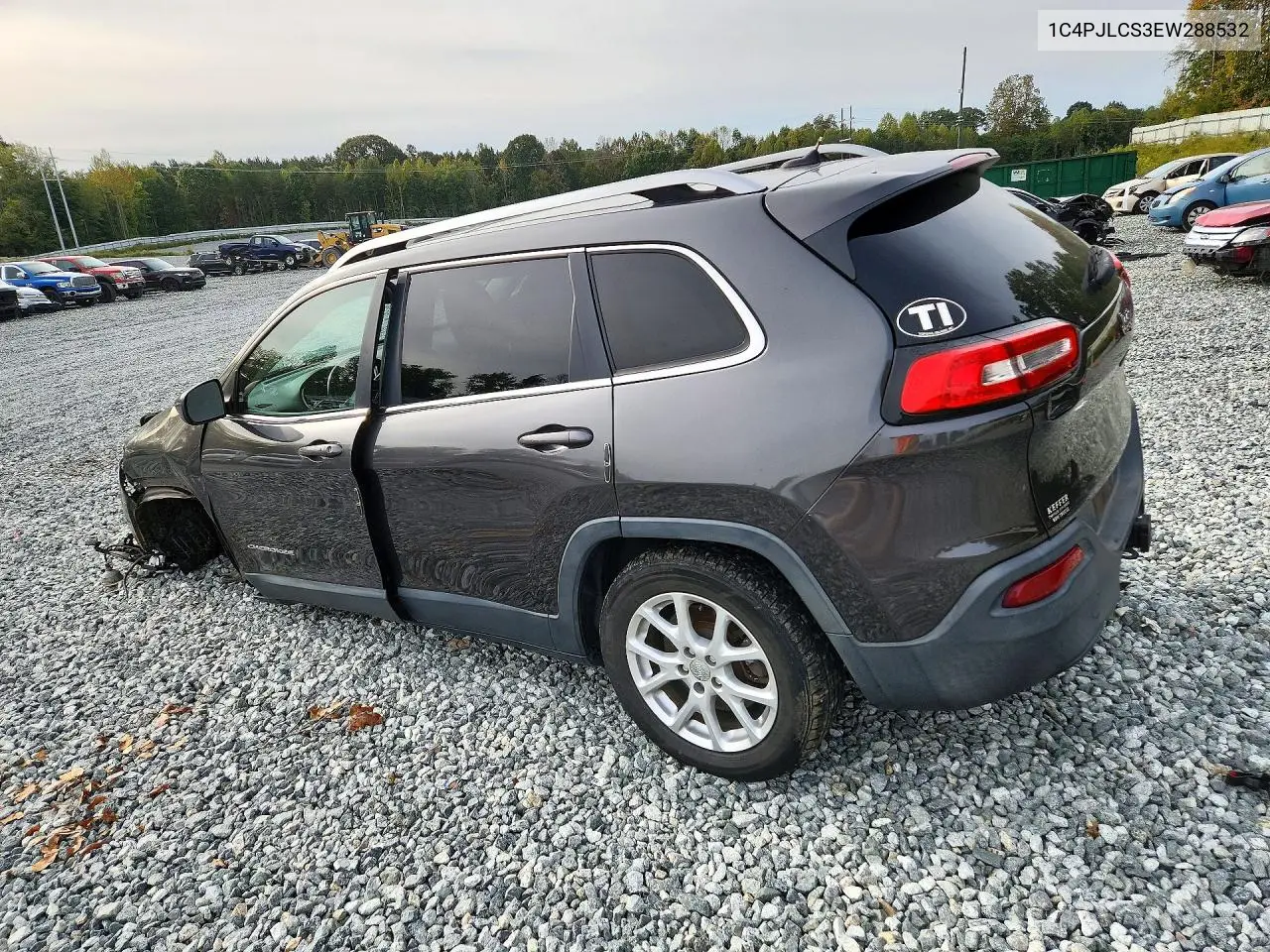 2014 JEEP CHEROKEE VIN 1C4PJLCS3EW288532 — фото 2