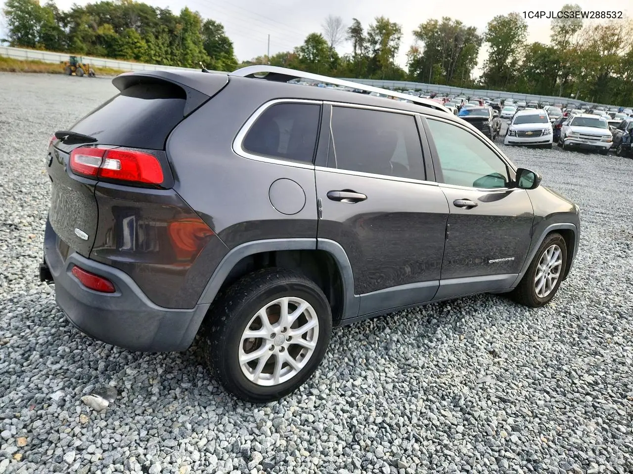 2014 JEEP CHEROKEE VIN 1C4PJLCS3EW288532 — фото 3