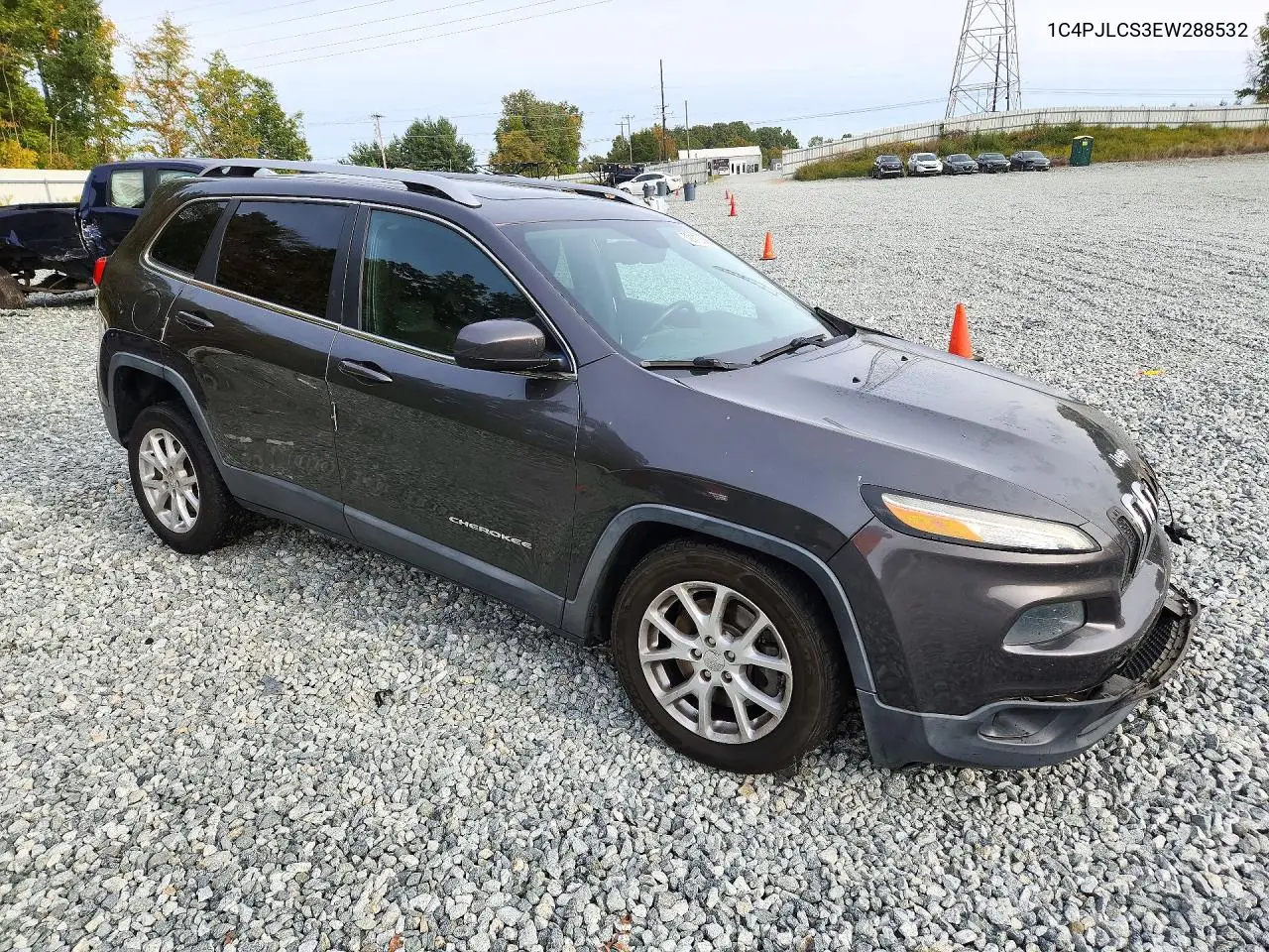 2014 JEEP CHEROKEE VIN 1C4PJLCS3EW288532 — фото 4