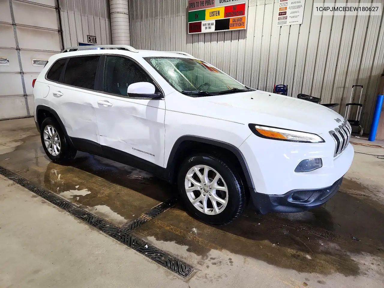 2014 JEEP CHEROKEE VIN 1C4PJMCB3EW180627 — фото 4