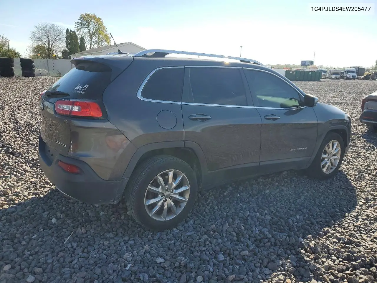 2014 JEEP CHEROKEE VIN 1C4PJLDS4EW205477 — фото 3