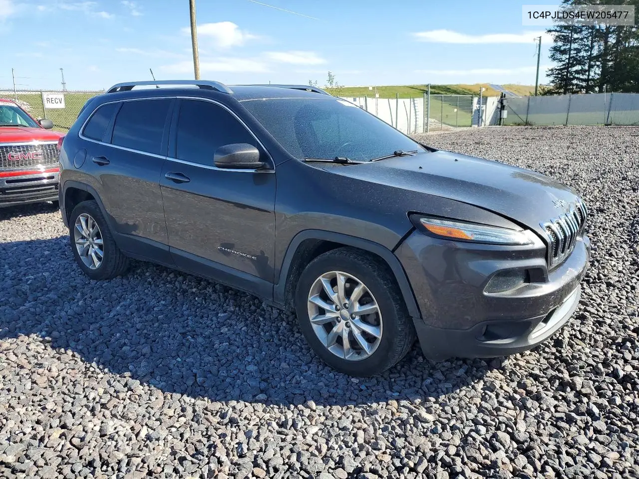 2014 JEEP CHEROKEE VIN 1C4PJLDS4EW205477 — фото 4