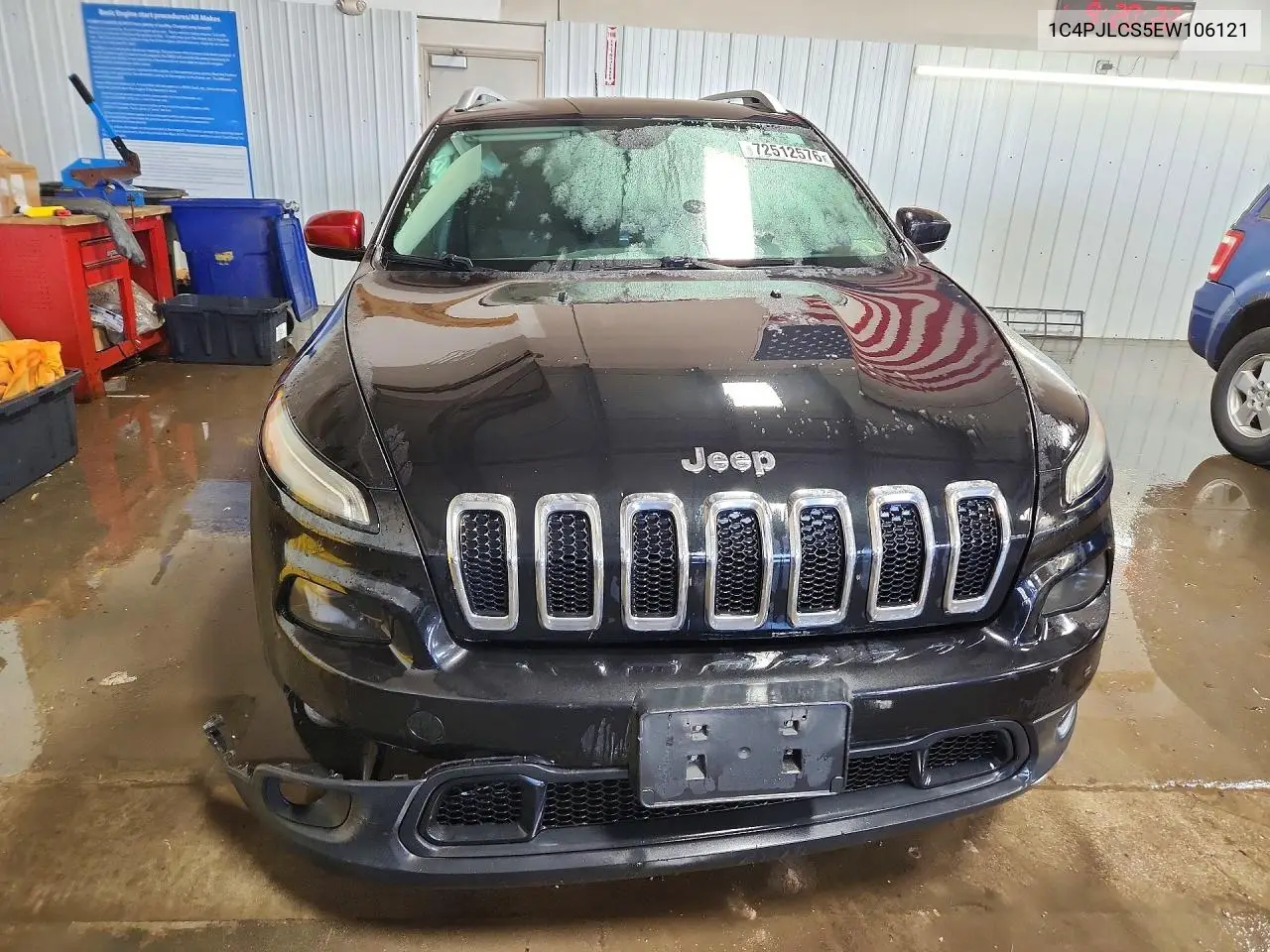 2014 JEEP CHEROKEE VIN 1C4PJLCS5EW106121 — фото 5