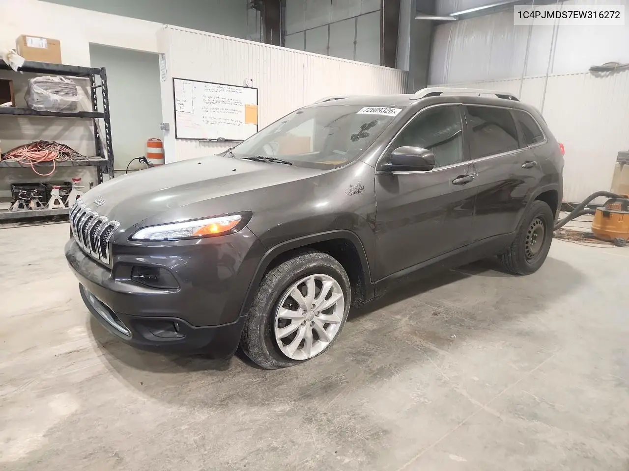 JEEP CHEROKEE 2014, VIN 1C4PJMDS7EW316272