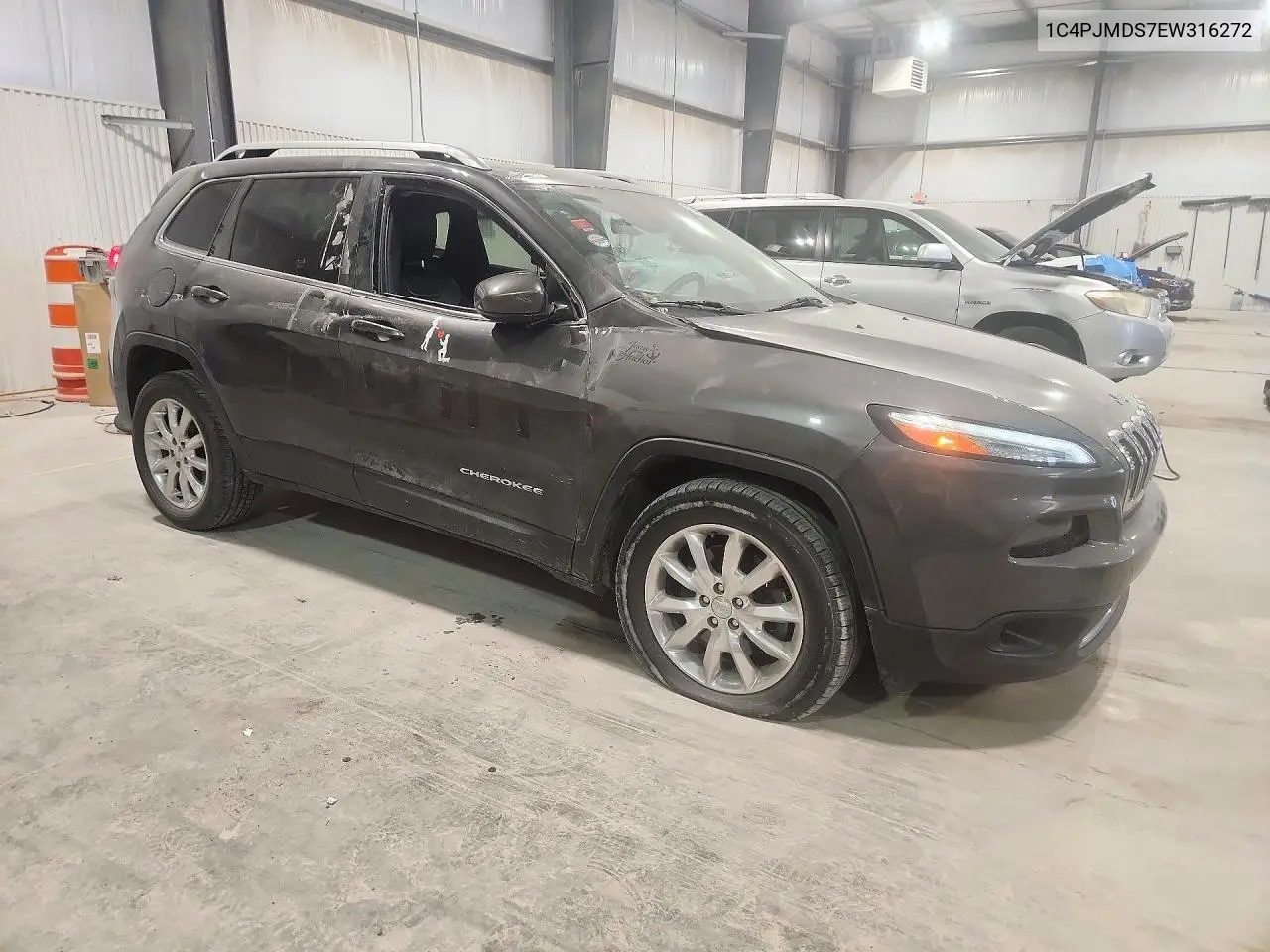2014 JEEP CHEROKEE VIN 1C4PJMDS7EW316272 — фото 4