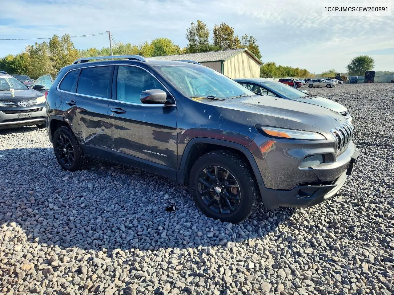 2014 JEEP CHEROKEE VIN 1C4PJMCS4EW260891 — фото 4
