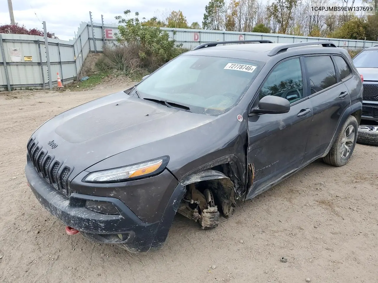 JEEP CHEROKEE 2014, VIN 1C4PJMBS9EW137699