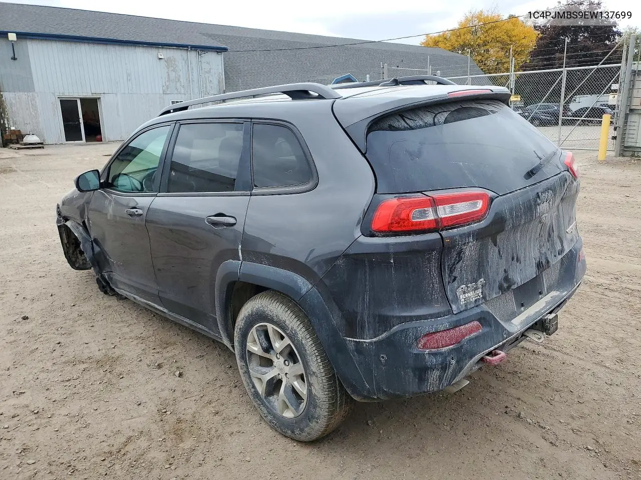 2014 JEEP CHEROKEE VIN 1C4PJMBS9EW137699 — фото 2