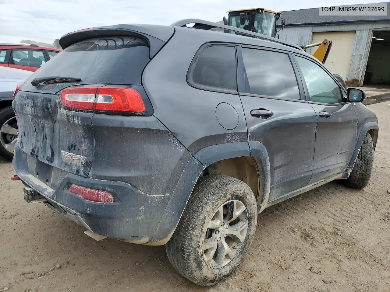 2014 JEEP CHEROKEE VIN 1C4PJMBS9EW137699 — фото 3