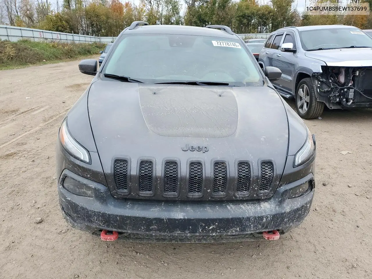 2014 JEEP CHEROKEE VIN 1C4PJMBS9EW137699 — фото 5