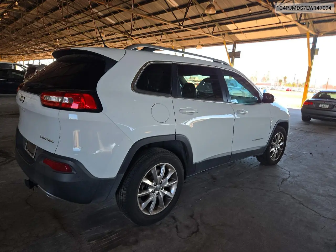 2014 JEEP CHEROKEE VIN 1C4PJMDS7EW147094 — фото 3