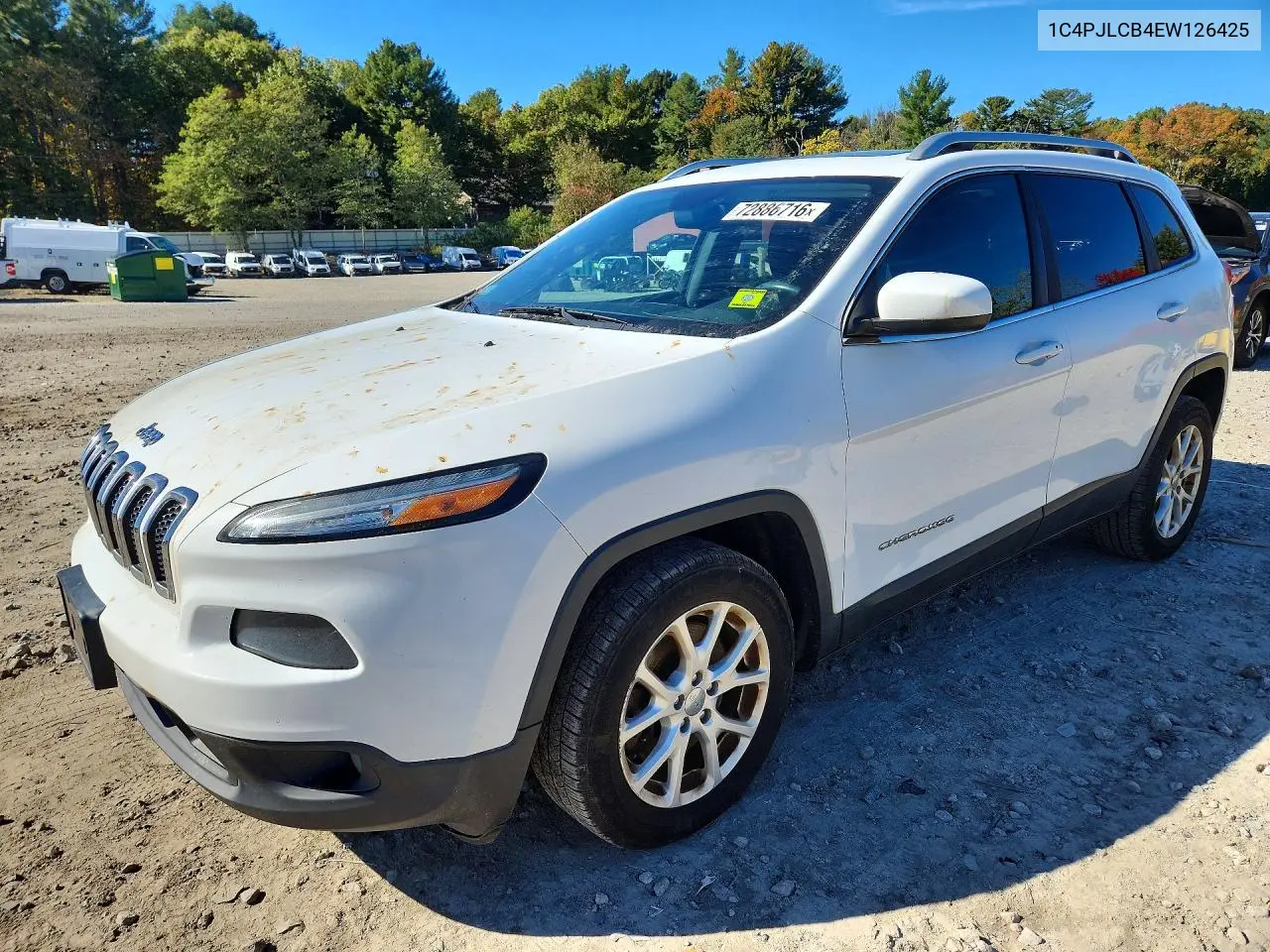 JEEP CHEROKEE 2014, VIN 1C4PJLCB4EW126425