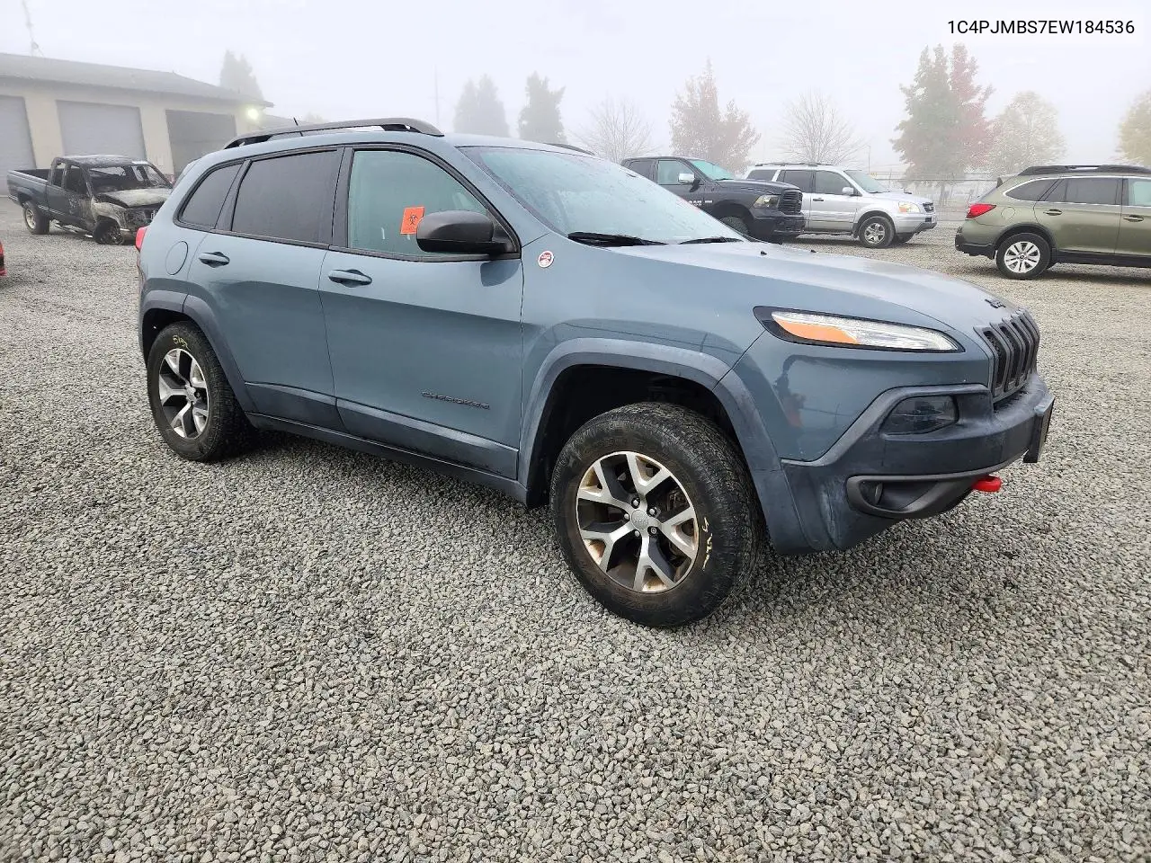 2014 JEEP CHEROKEE VIN 1C4PJMBS7EW184536 — фото 4