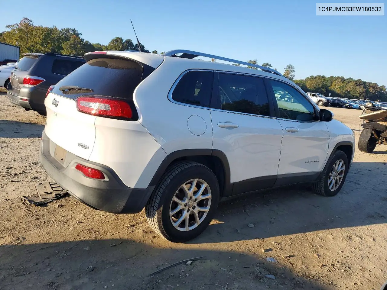 2014 JEEP CHEROKEE VIN 1C4PJMCB3EW180532 — фото 3