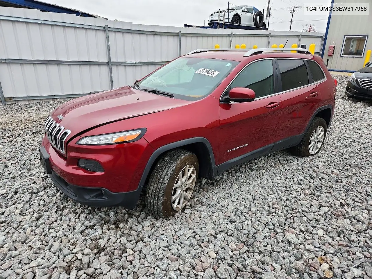 JEEP CHEROKEE 2014, VIN 1C4PJMCS3EW317968