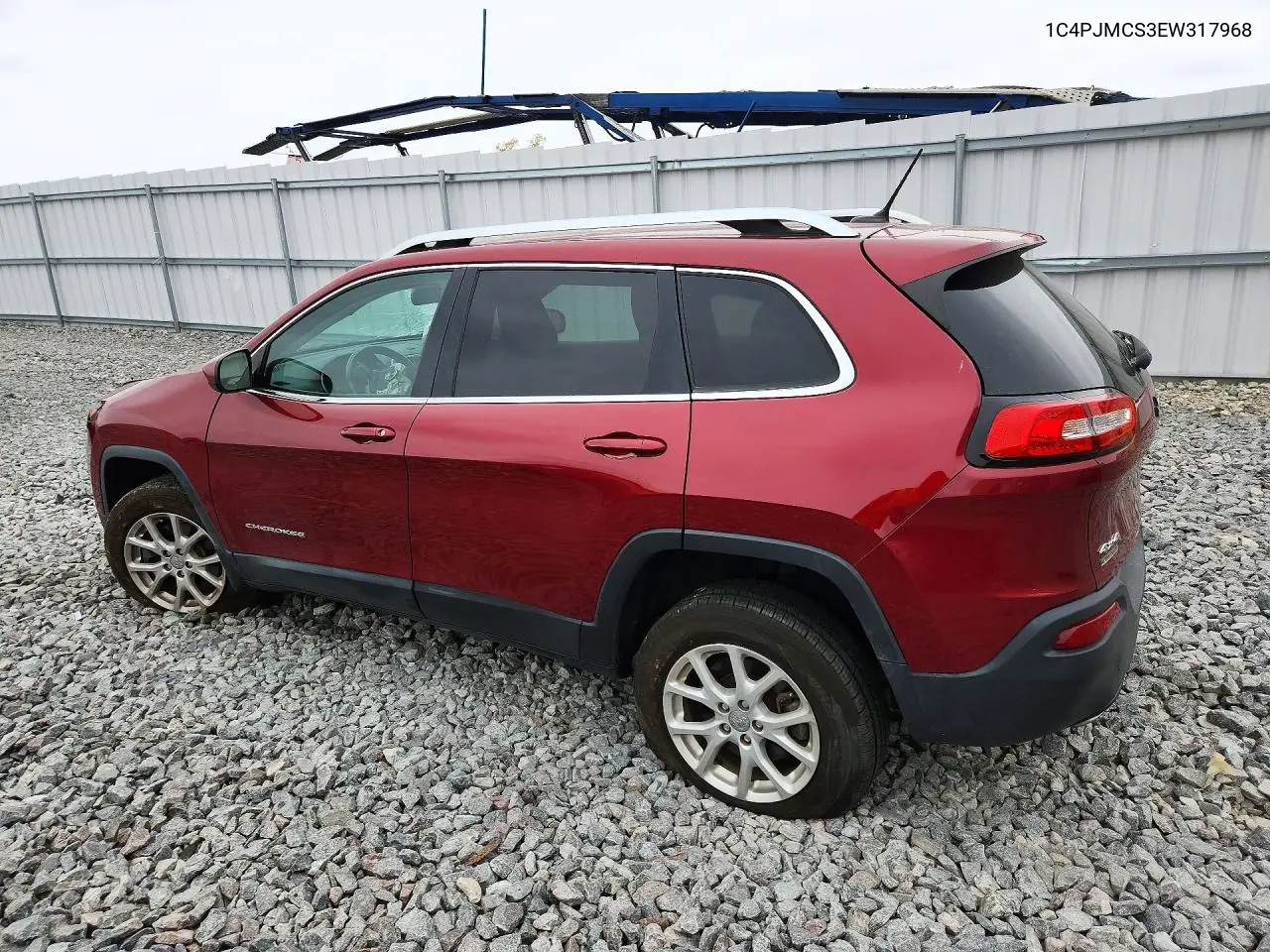 2014 JEEP CHEROKEE VIN 1C4PJMCS3EW317968 — фото 2