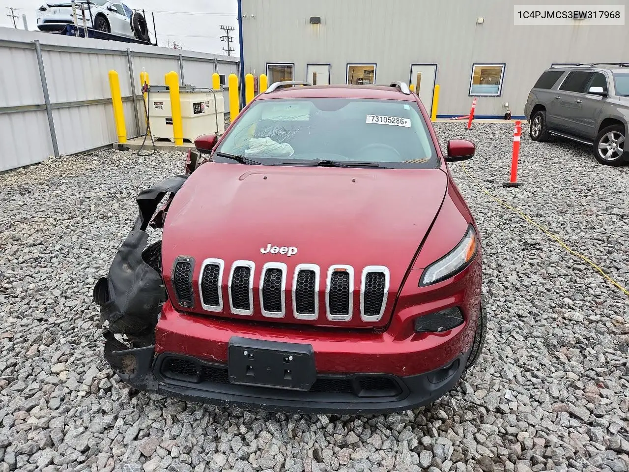 2014 JEEP CHEROKEE VIN 1C4PJMCS3EW317968 — фото 5