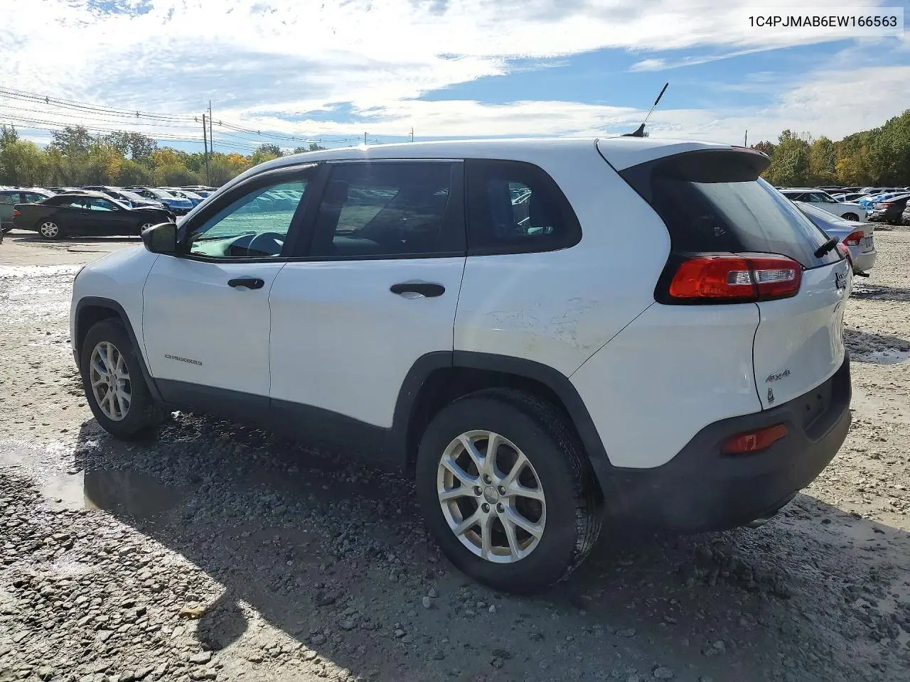 2014 JEEP CHEROKEE VIN 1C4PJMAB6EW166563 — фото 2