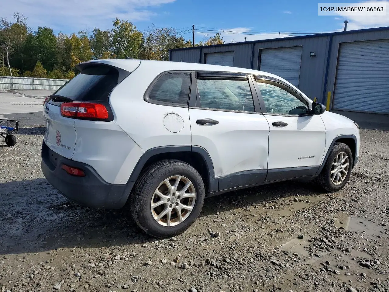 2014 JEEP CHEROKEE VIN 1C4PJMAB6EW166563 — фото 3