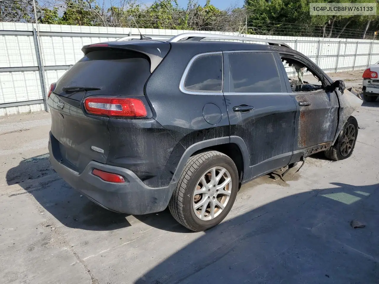 2015 JEEP CHEROKEE VIN 1C4PJLCB8FW761133 — фото 3
