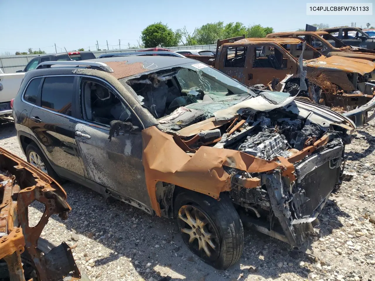 2015 JEEP CHEROKEE VIN 1C4PJLCB8FW761133 — фото 4