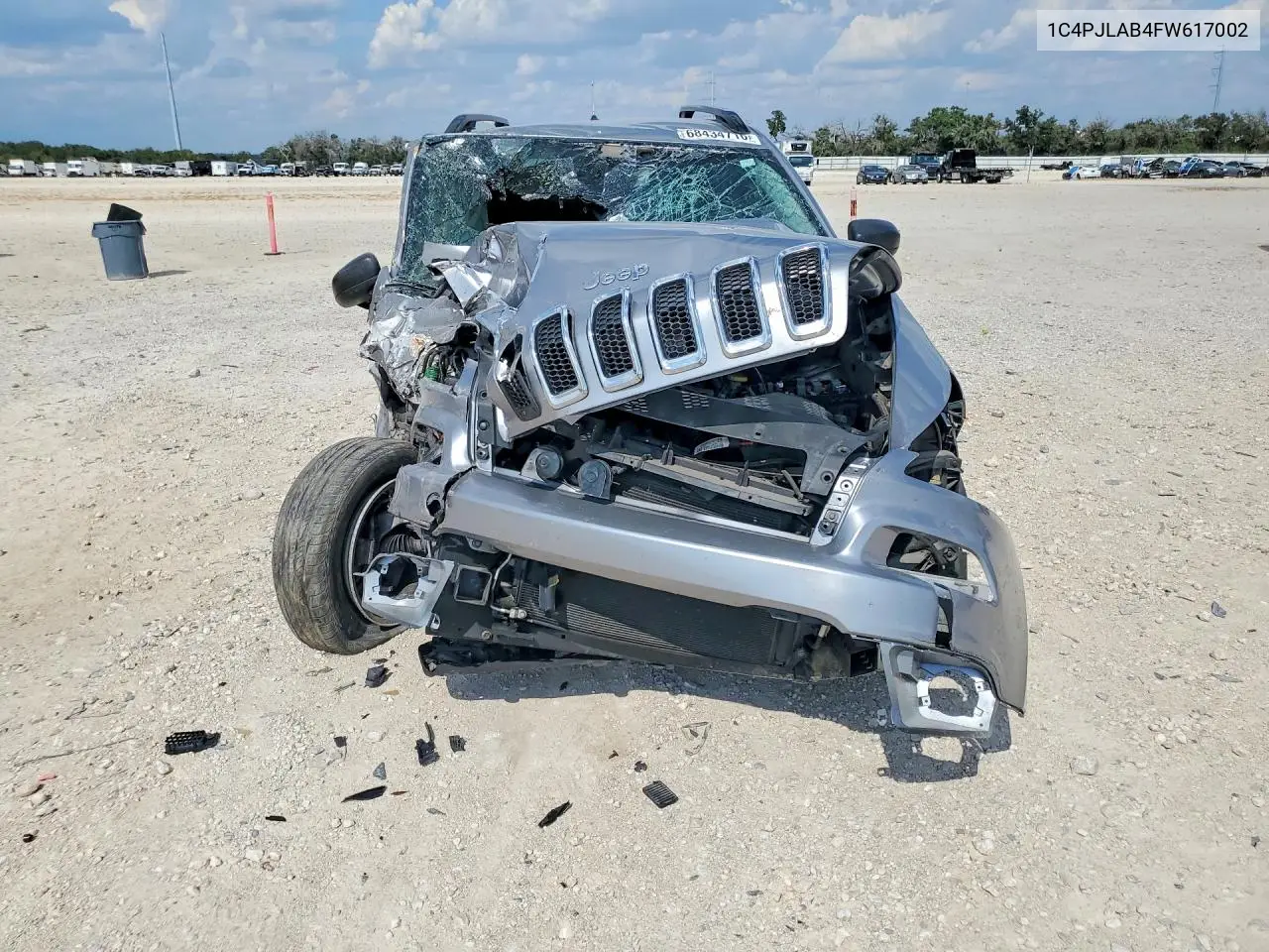 2015 JEEP CHEROKEE VIN 1C4PJLAB4FW617002 — фото 5